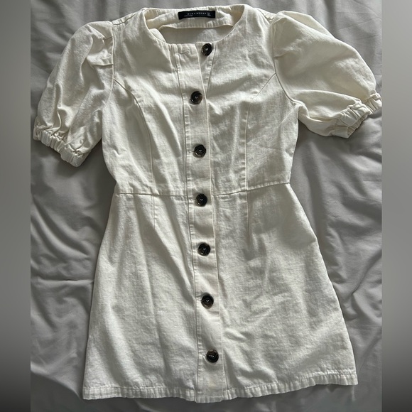 Zara Cream Dress - Picture 1 of 8